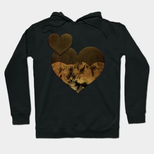 Love cat ornament vintage Hoodie